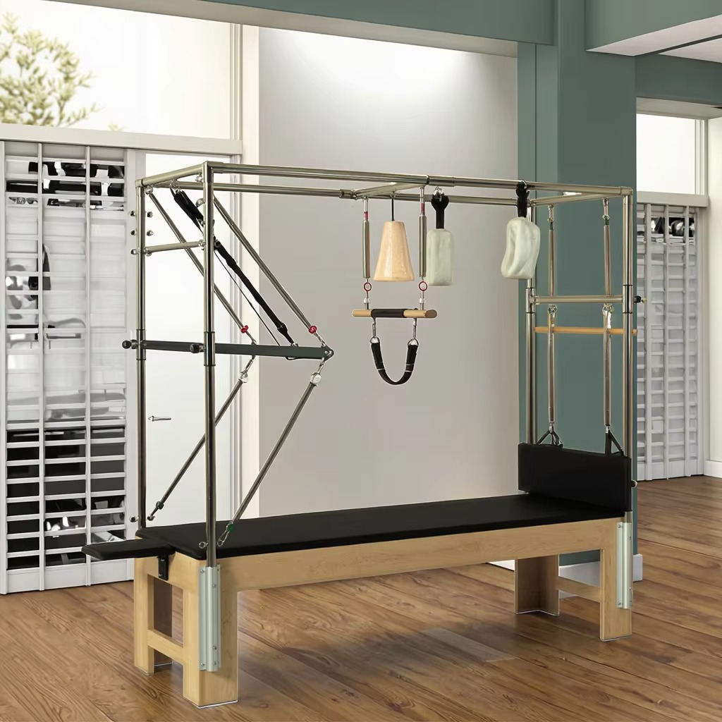 Yoga Of Fitness - Professionelles kommerzielles Yoga-Trainingsgerät für Zuhause, Fitness-Eichen-Pilates-Reformer-Ausrüstung