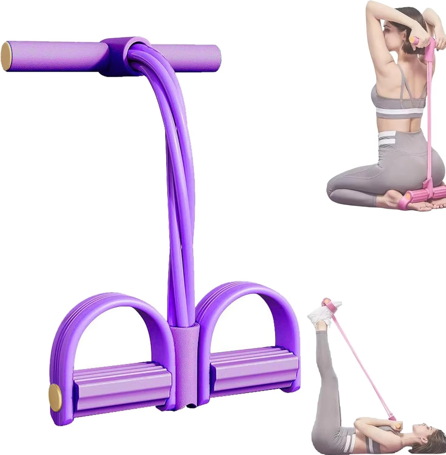 4-Röhren-Elastisches Yoga-Peda – Yoga Fitness Resistance Band Bewertung und Preis